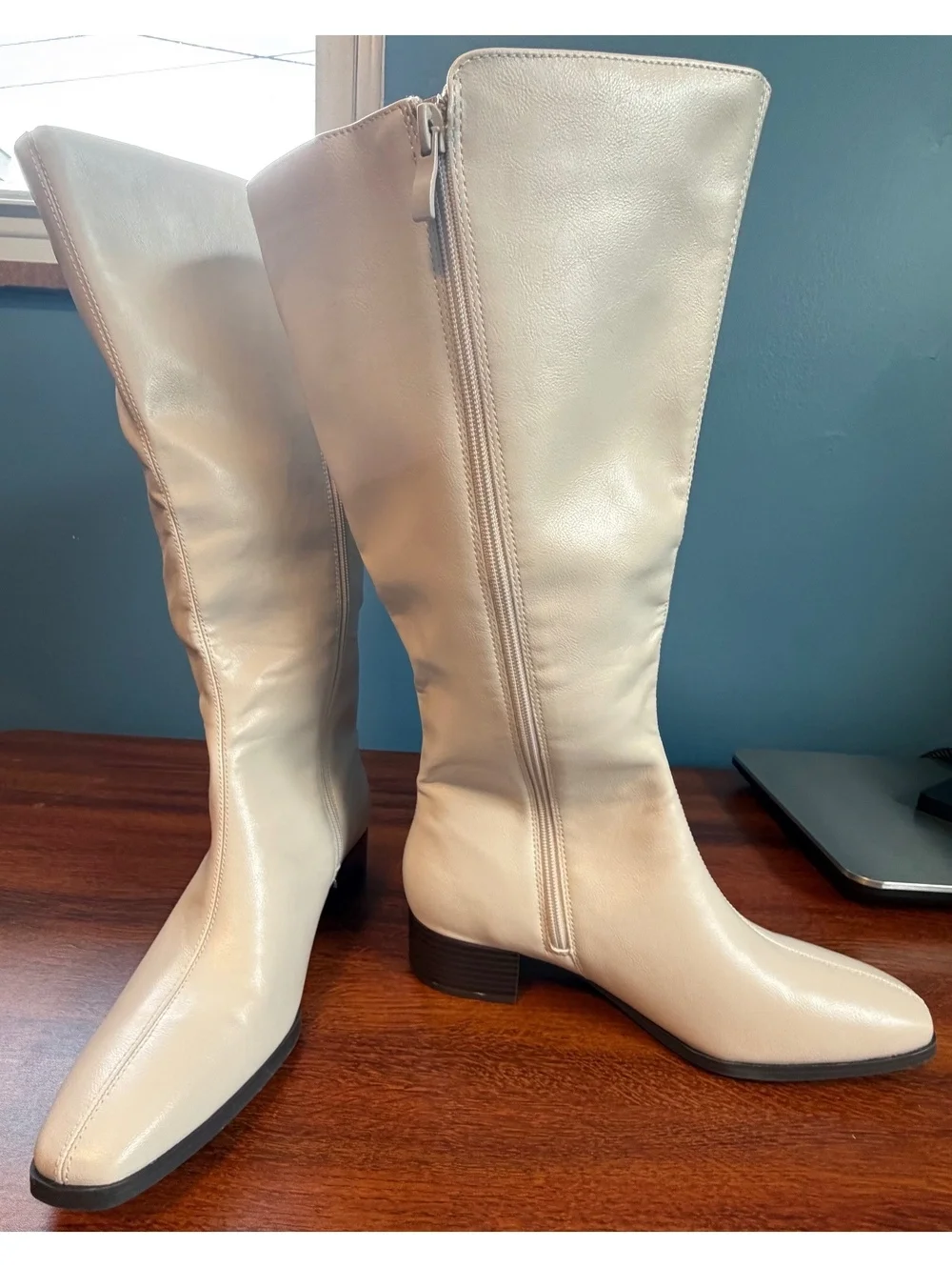 Journee Devri bone knee high boot size 9